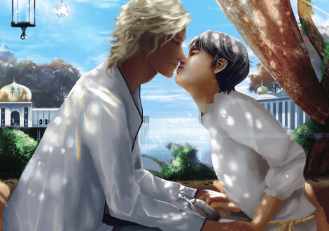 テラスでkiss
